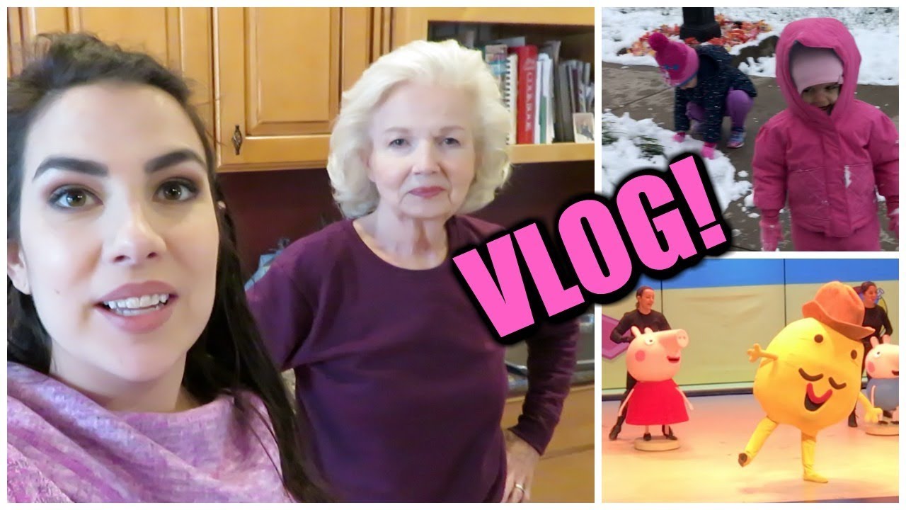 VLOG | DIY Chex Mix, Snow Day & Peppa Live