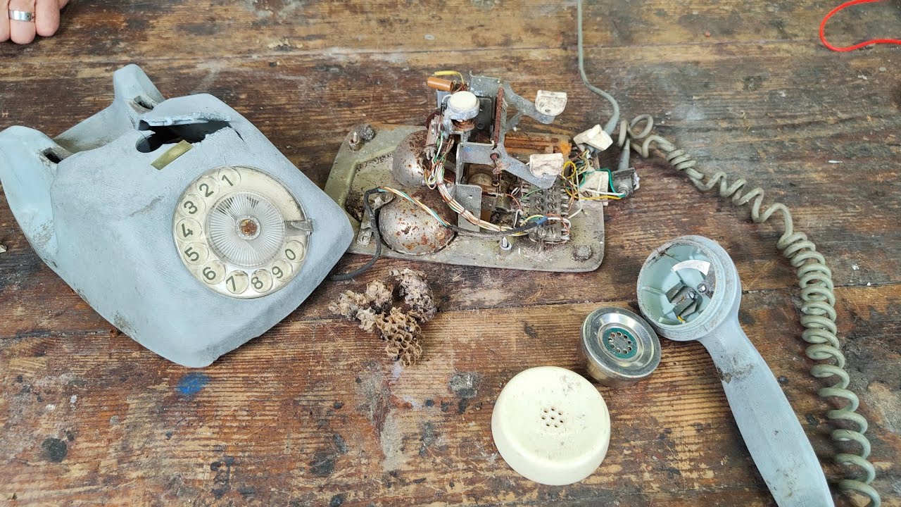#508 ANTICO TELEFONO a DISCO - SMONTIAMOLO SUBITO!