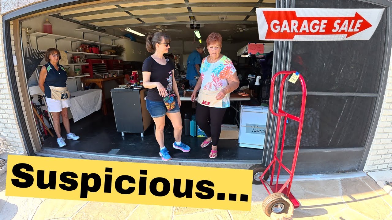 This Garage Sale Was A Bit SKETCHY!