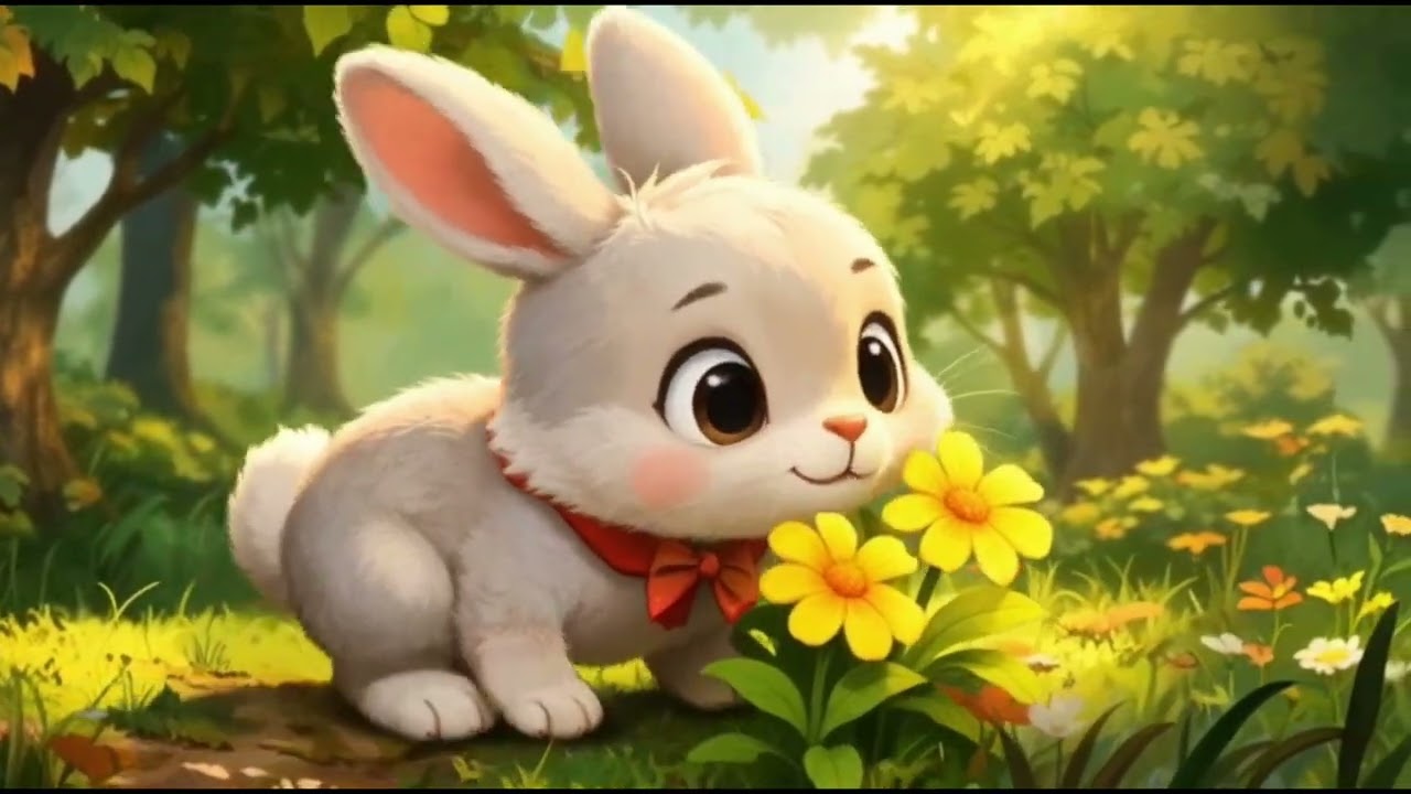 آموزش کودک | خرگوش کوچولو و تصمیم سخت 🐰 | غلبه بر ترس + شمارش تا ۳ و رنگ زرد | قسمت ۲