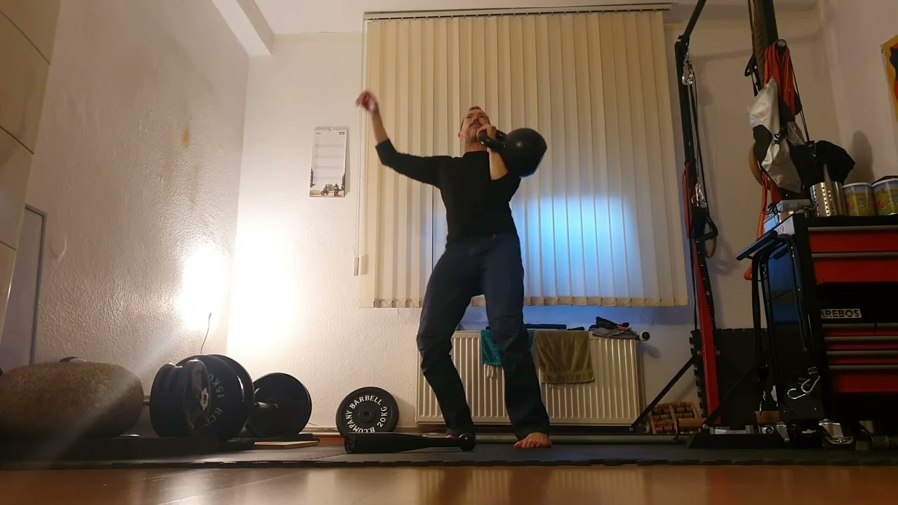 Combo Training @Bodyweight, @75kgBarbell, @21kgKettlebell, @6kgClubbell