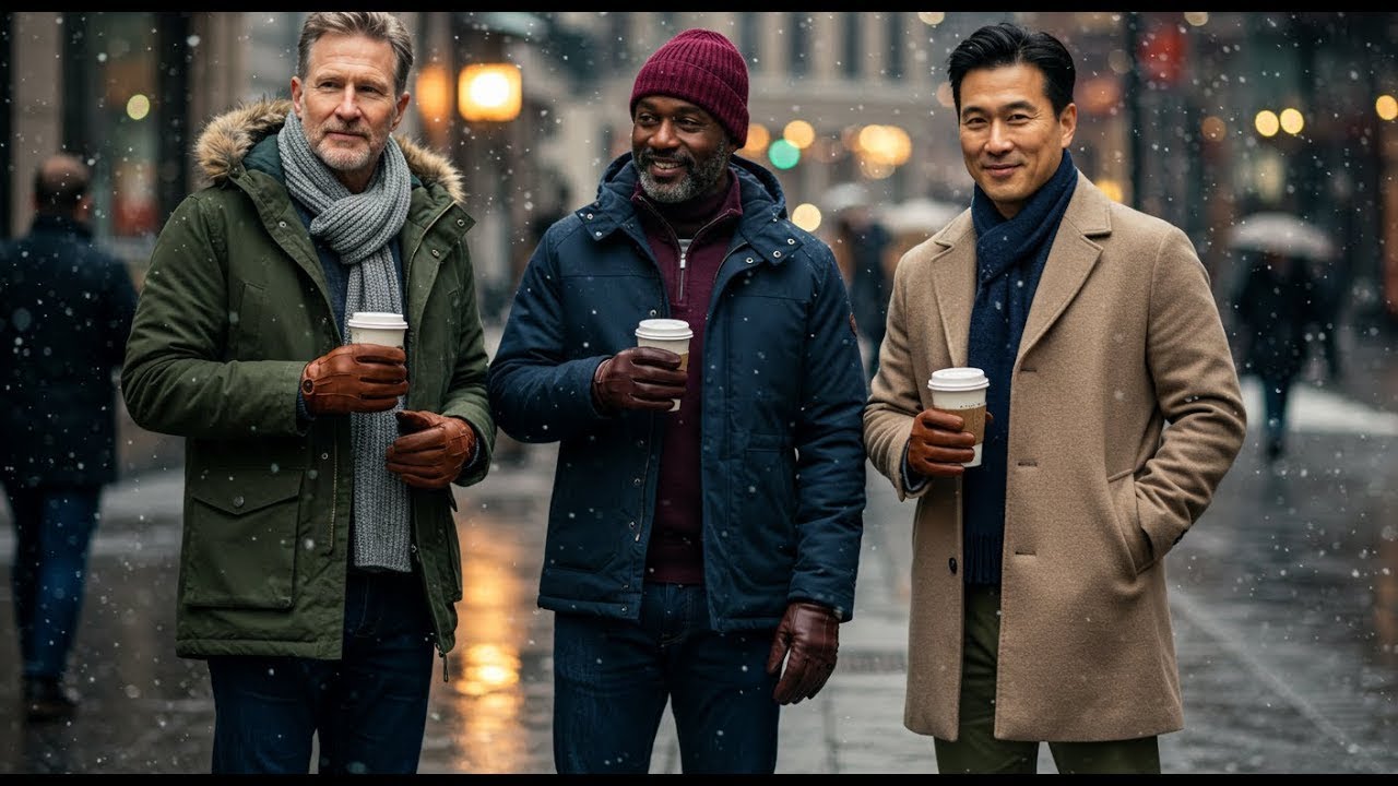 Moda de Invierno para Hombres Mayores de 50: C&oacute;mo Mantenerse Elegante Sin Perder el Estilo