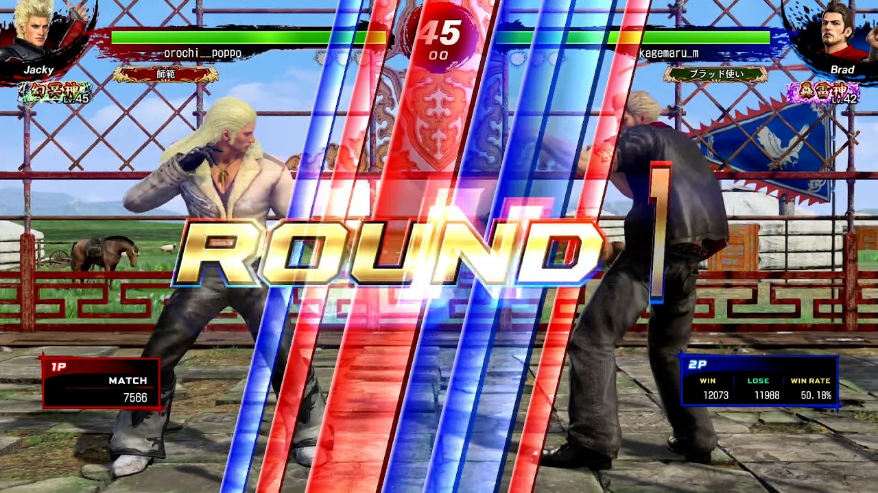 【VFes / VF5us 高段位戦】 幻冥神 ジャッキー VS 轟雷神 ブラッド