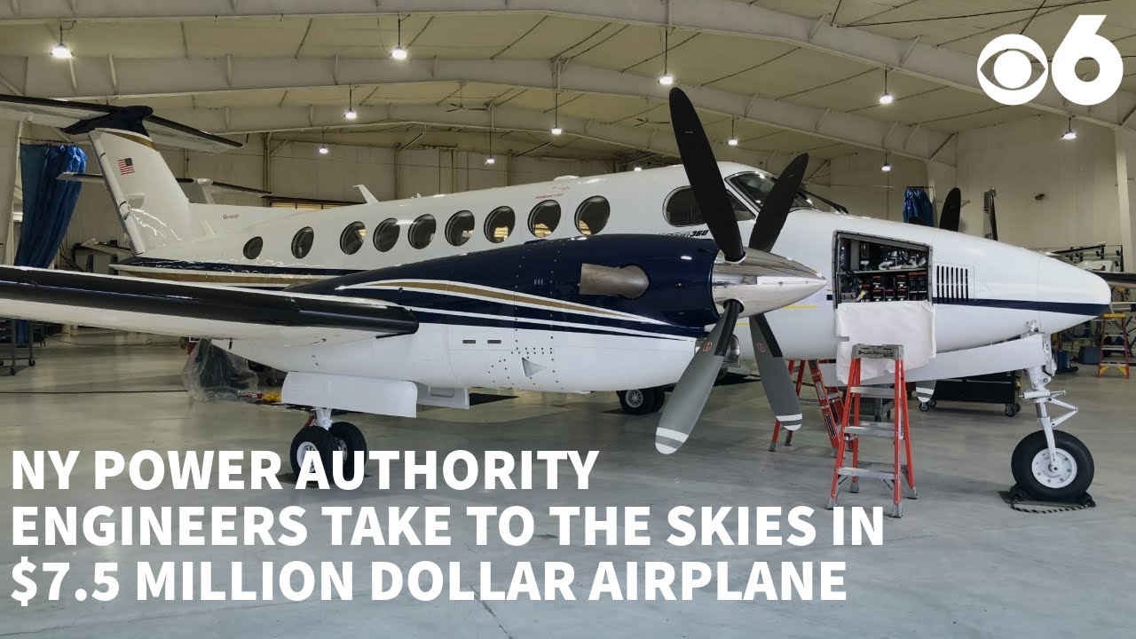 NY Power Authority engineers take to the skies in $7.5 million dollar airplane