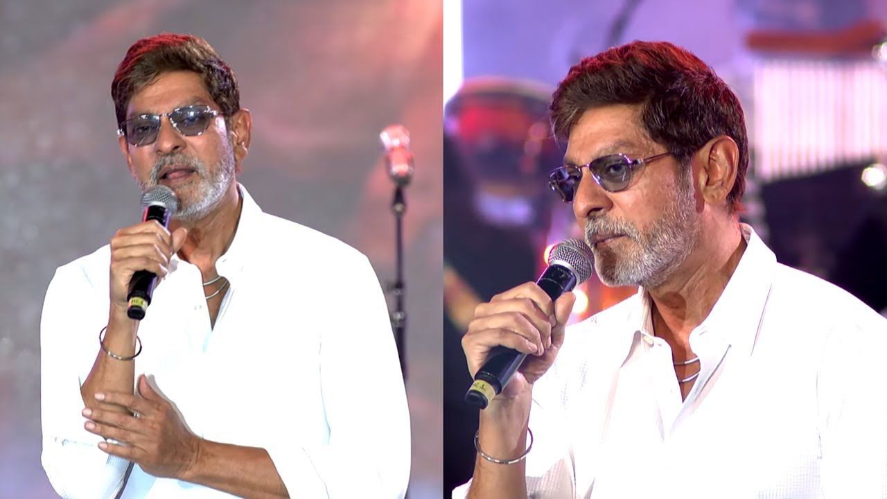 Jagapathi Babu Speech At PEDDI Grand Pre Release Event | Ram Charan & Janhvi Kapoor
