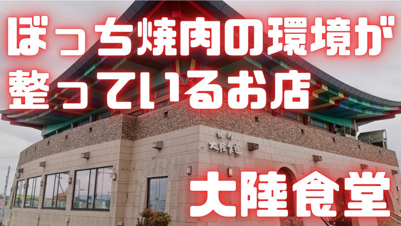 #344 栃木県小山市　ぼっち焼肉の環境が整っているお店　#栃木グルメ　#焼肉　#大陸食堂小山店