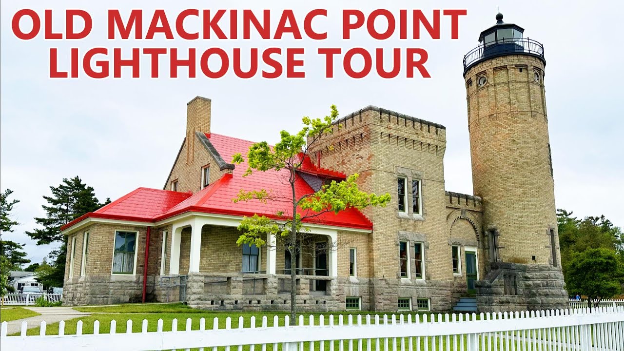 Old Mackinac Point Lighthouse Tour To The Top!