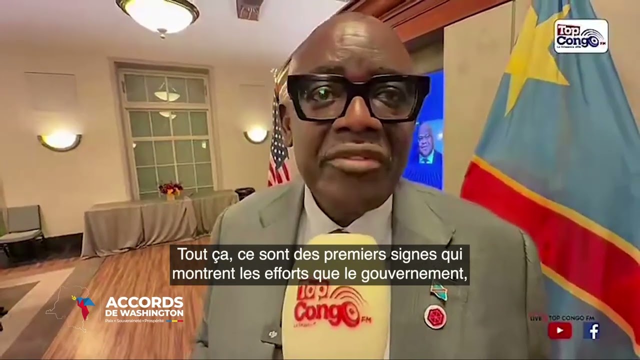 Accord RDC–USA : Louis Watum Kabamba dévoile les retombées concrètes pour la RDC