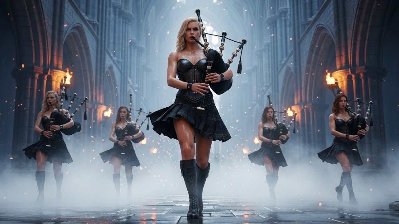 Epic Scottish Women with Bagpipes | Scottish Bagpipe Music | March of the Highlands and Warrior