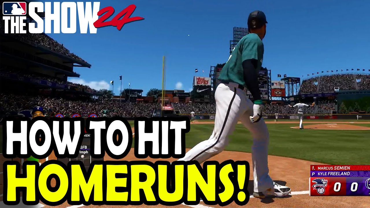 How to Hit a Homerun in MLB the Show 24