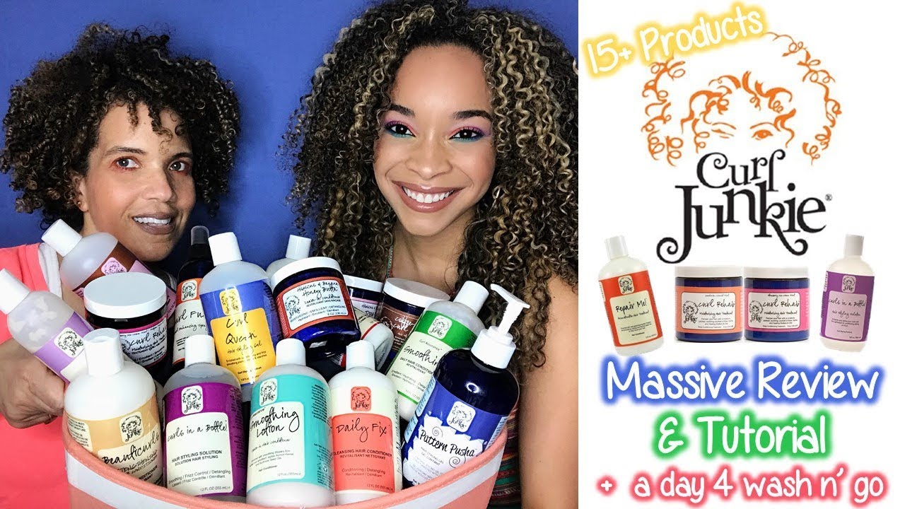 Curl Junkie | HUGE Review & Tutorial | 15+ Products!!