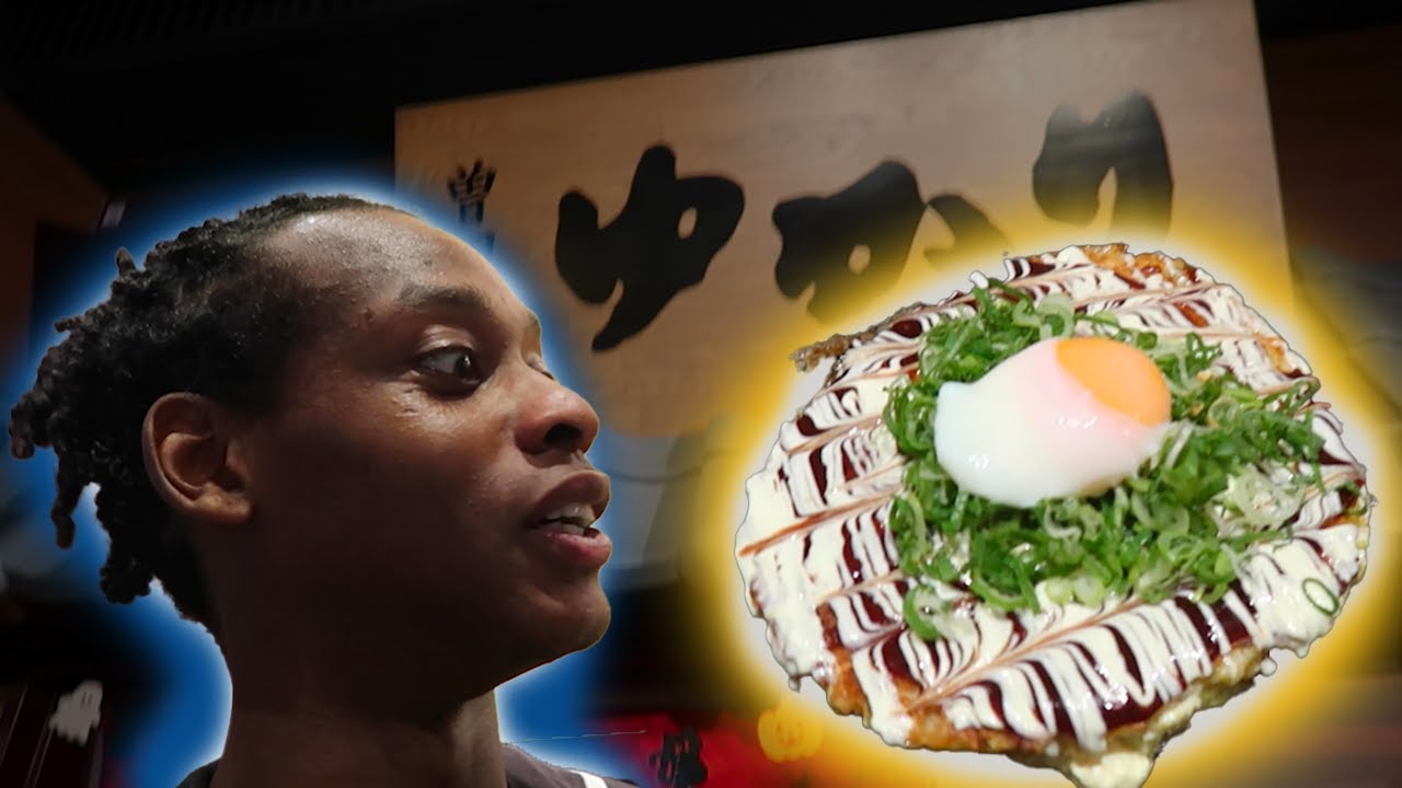 I Tried Japan&rsquo;s WEIRDEST Pancake?! 🤯🇯🇵 (Okonomiyaki First Time!)