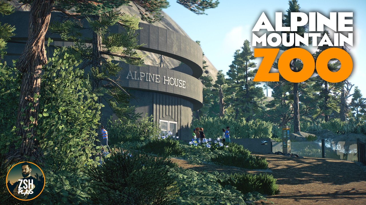 Building an Alpine House in Planet Zoo! | Alpine Mountain Zoo