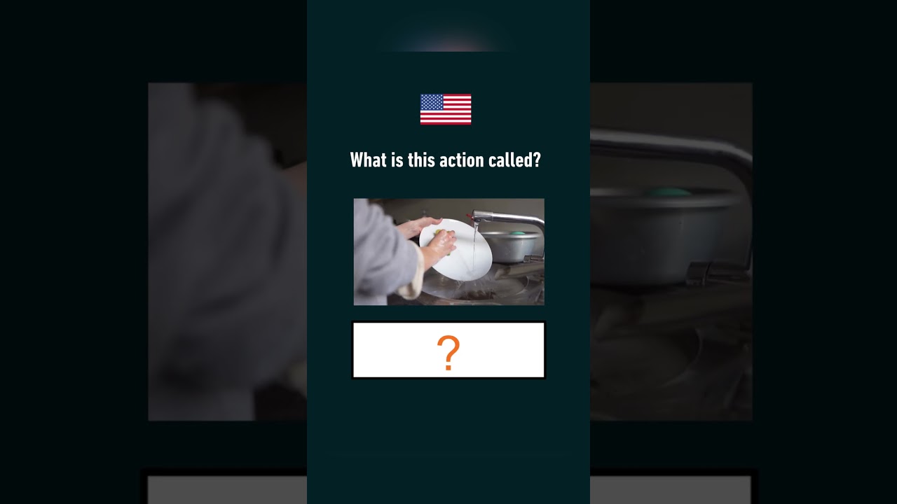 What is this action called? Learn English words easily! English Shorts.