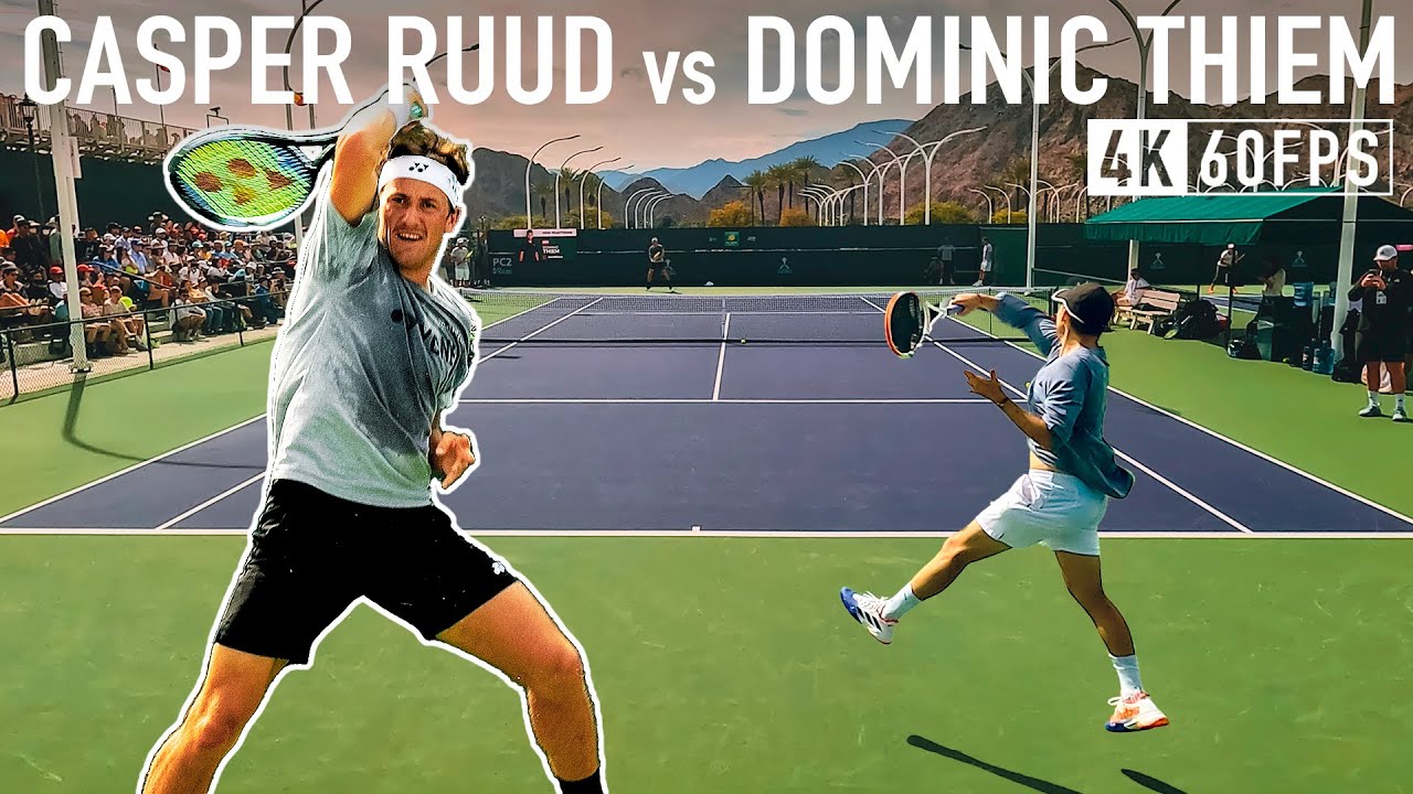 Casper Ruud vs Dominic Thiem | Intence practice [Part 2]