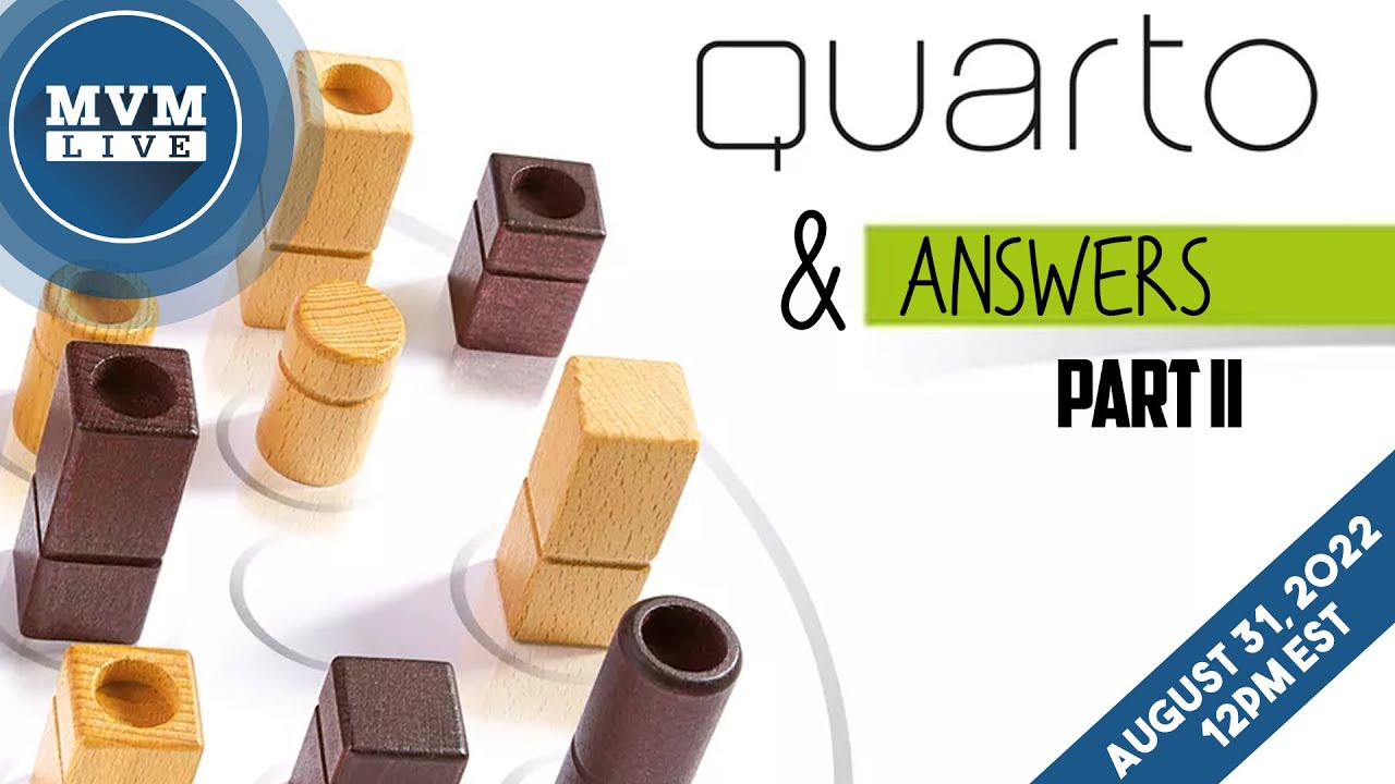 Quarto & Answers Part II - We Answer your Burning Questions!