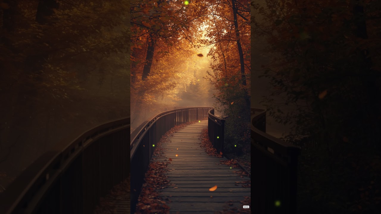 Der goldene Pfad des Herbstes 🍂 | Lofi Beats f&uuml;r Herz, Ruhe und Tr&auml;ume ✨ #music #regen #beats
