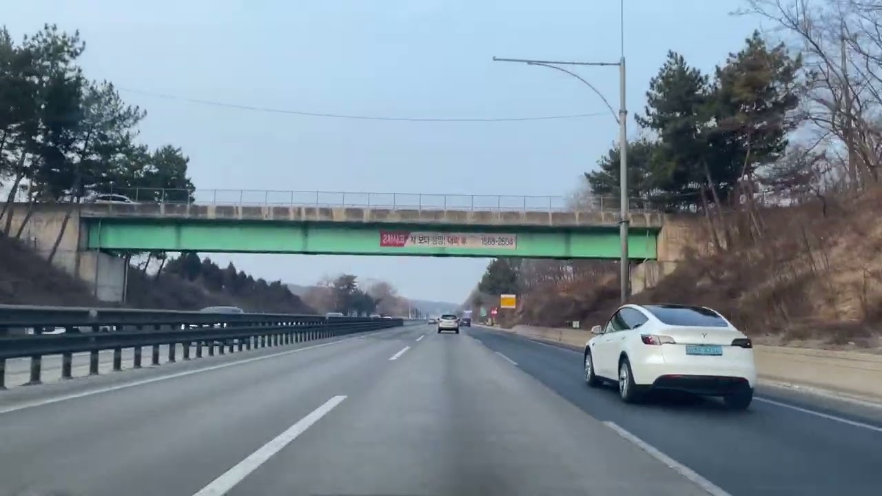 4K Drive 서해안고속도로 서해대교 - 홍성 드라이브   southkorea roads