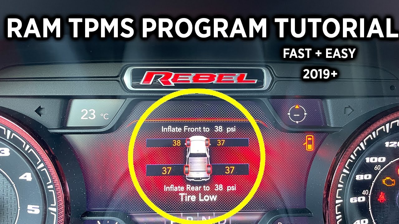 КАК ПРОГРАММИРОВАТЬ RAM TPMS 2019+