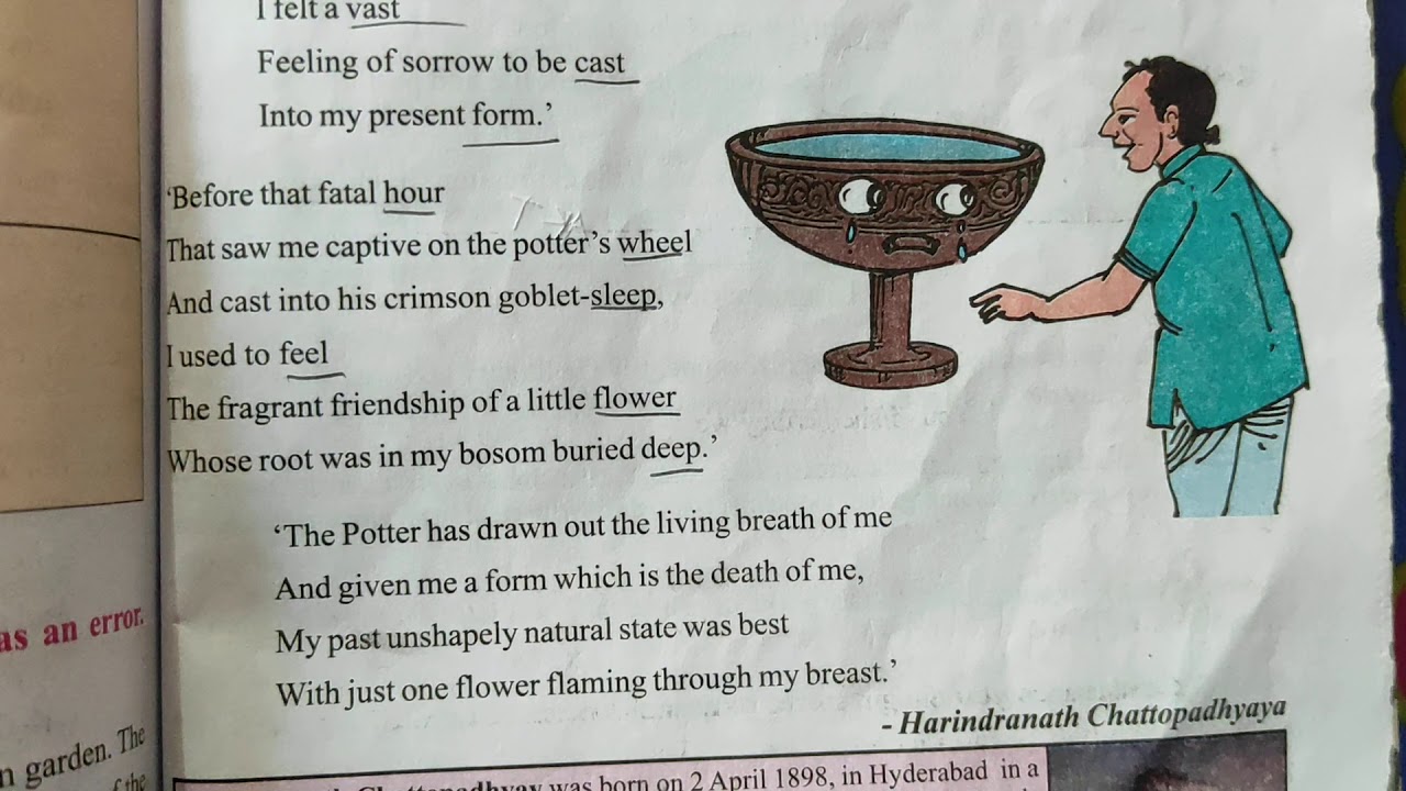 class-8, The Earthen Goblet...