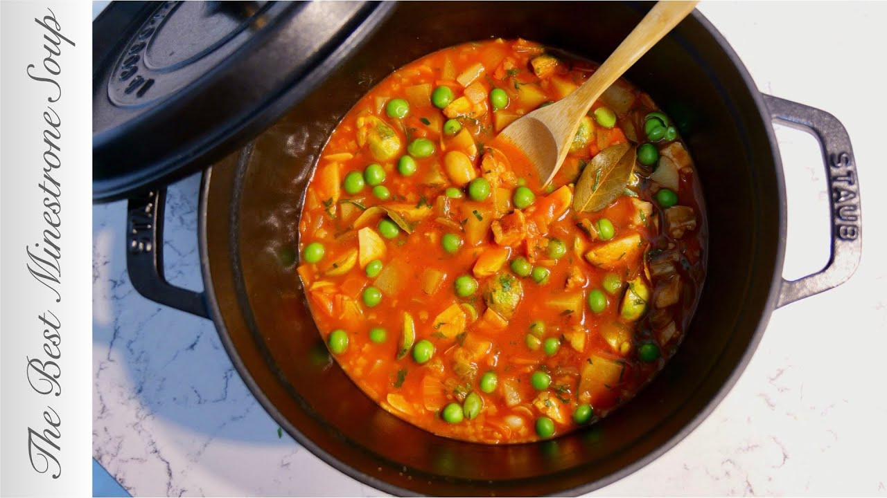 定期的に食べたくなるミネストローネの作り方 😋/ Soupe Minestrone / The Best Minestrone Soup /How to make Minestrone