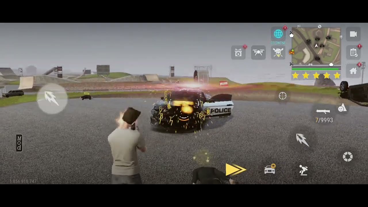 MAD OUT 2 5 STAR ⭐ POLICE👮 FIGHTING