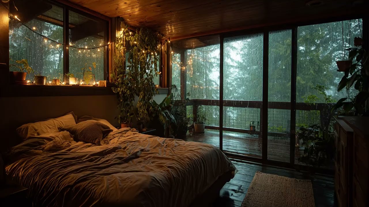 Stress Relief Sleep Music & Rain Sounds – Relax Your Mind and Body Deeply