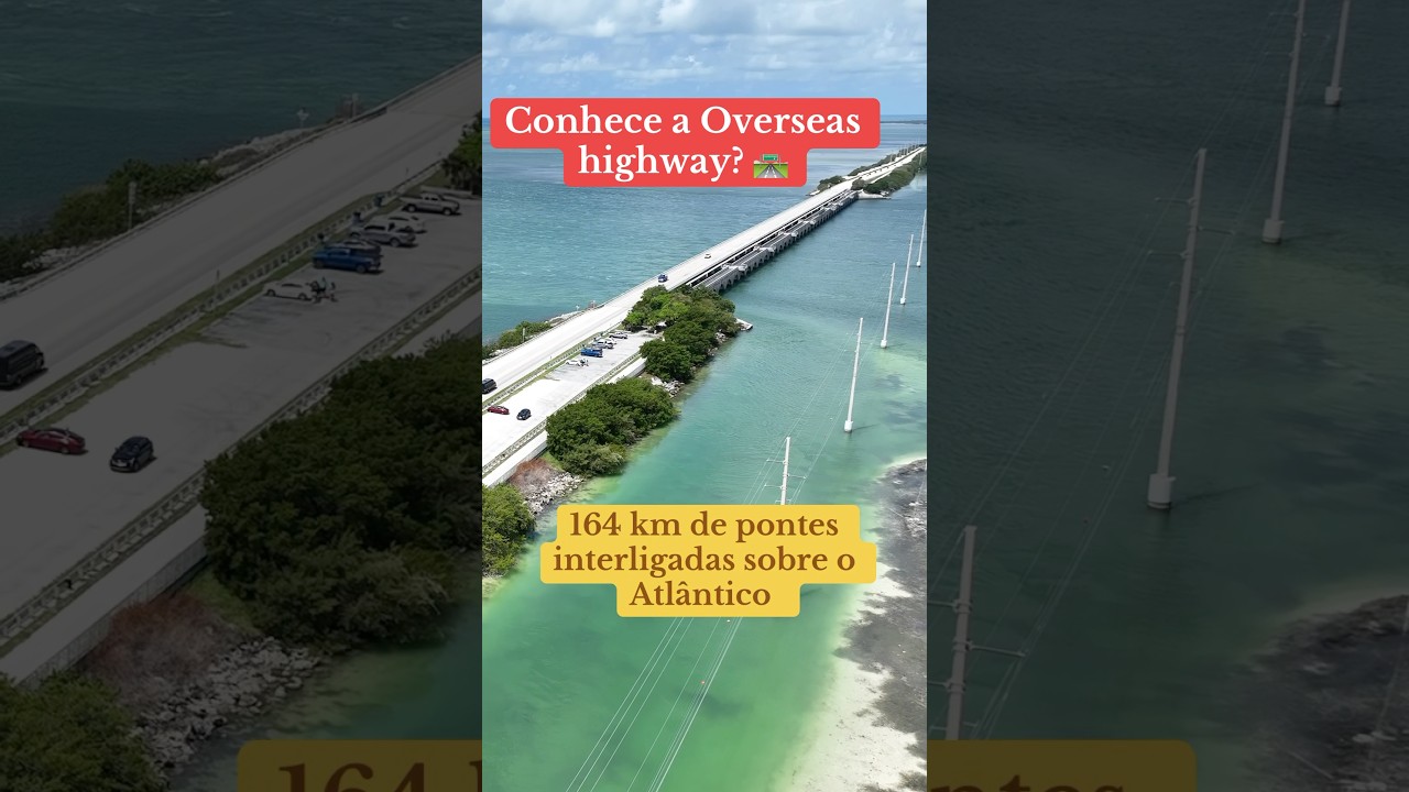 Overseas Highway 🇺🇸🛣️ 🚁 #shorts #travel #florida #keywest #miami #road #trip #drone #shortsfeed