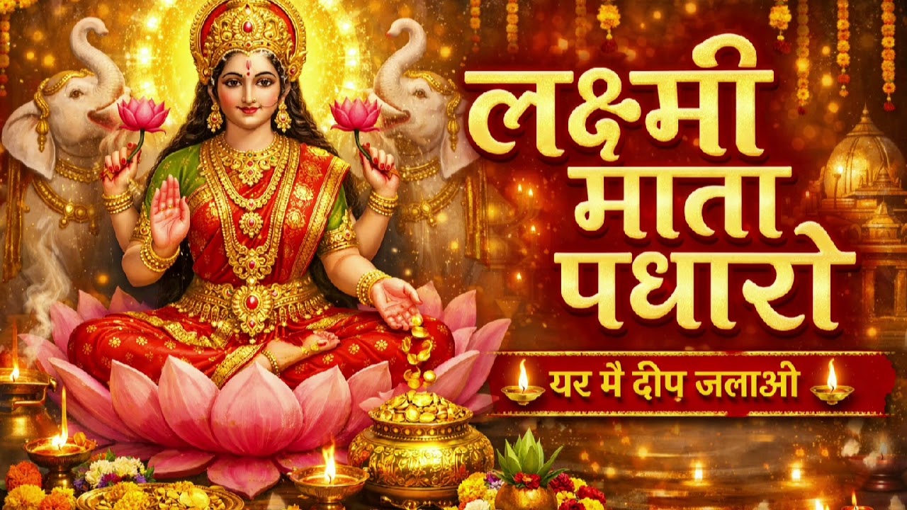 लक्ष्मी माता पधारो 🙏 | धन-समृद्धि वाला भजन | Laxmi Mata Bhajan |