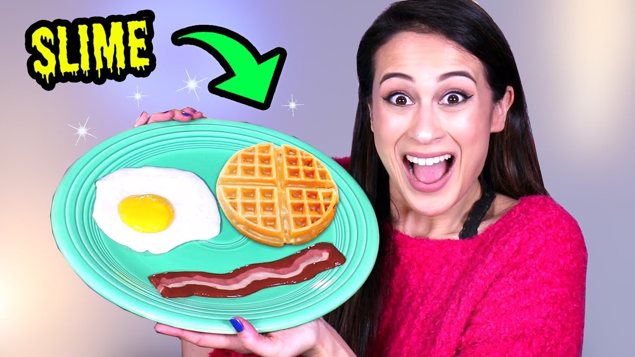REAL FOOD SLIJM: ONTBIJT NAMAKEN! || Slime Sunday