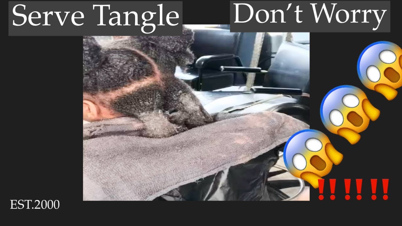 Server Tangles! Don’t worry…. How to detangled a dread that accidentally formed 