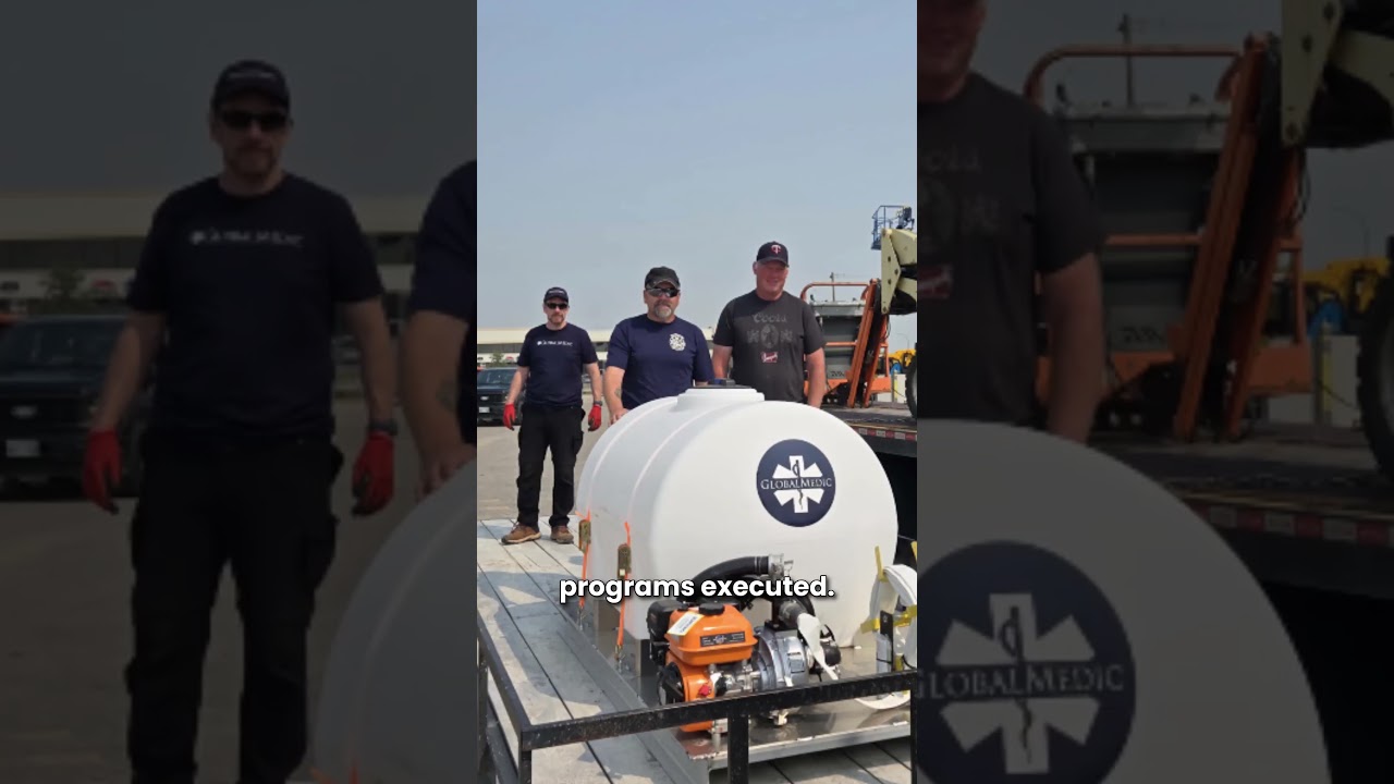 GlobalMedic & Khalsa Aid Deliver 70+ Fire Skid Units