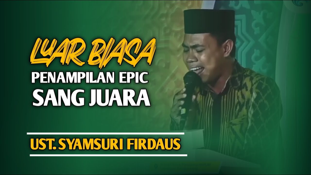 Qori Internasional syamsuri firdaus || Juara 1 STQH NTB MATARAM  2023
