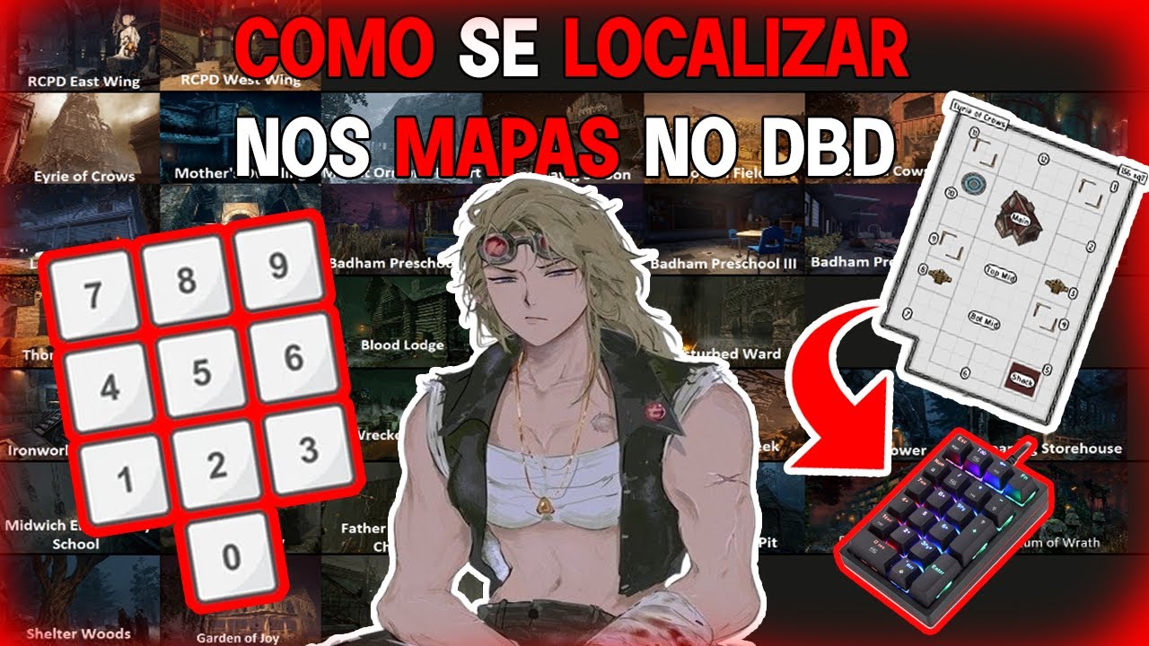 Se localize em TODOS os MAPAS do DBD nesse v&iacute;deo com o NUMPAD!