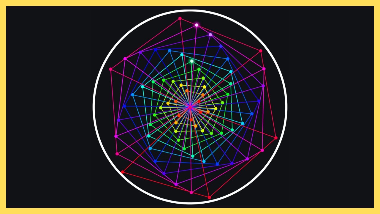 WOW! This Spinning Pendulum Wave Is HYPNOTIZING! | Chromatic Scale | Polyrhythms