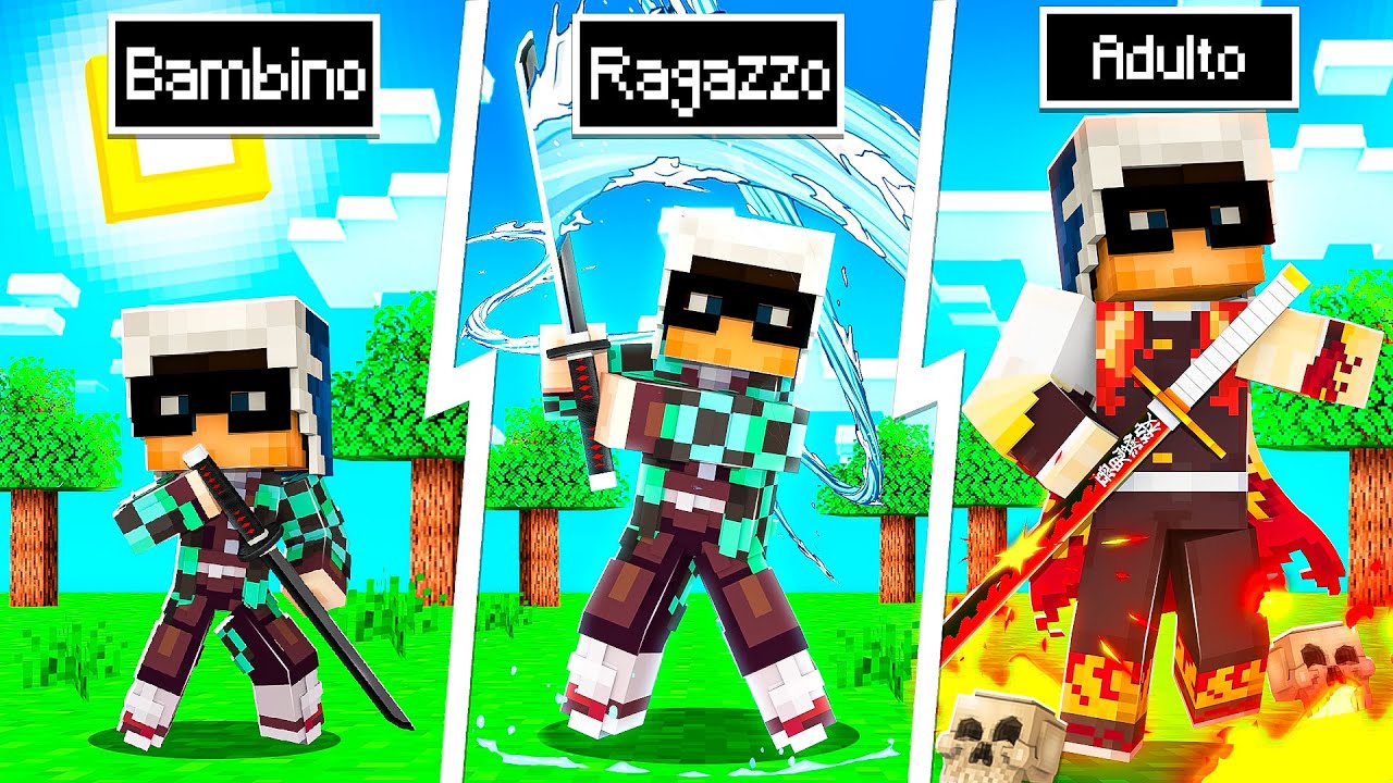 SONO DIVENTATO UN CACCIATORE DI DEMONI - DEMON SLAYER SU MINECRAFT ITA