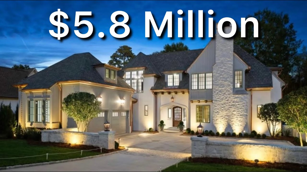 $5.8 MILL | Raleigh’s Most Timeless Luxury Home | Private Courtyard | Pool & Spa | Gym