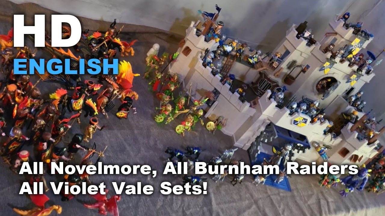 ОГРОМНАЯ коллекция Playmobil NOVELMORE, Burnham Raiders, Sal'ahari Sands и Violet Vale Knights