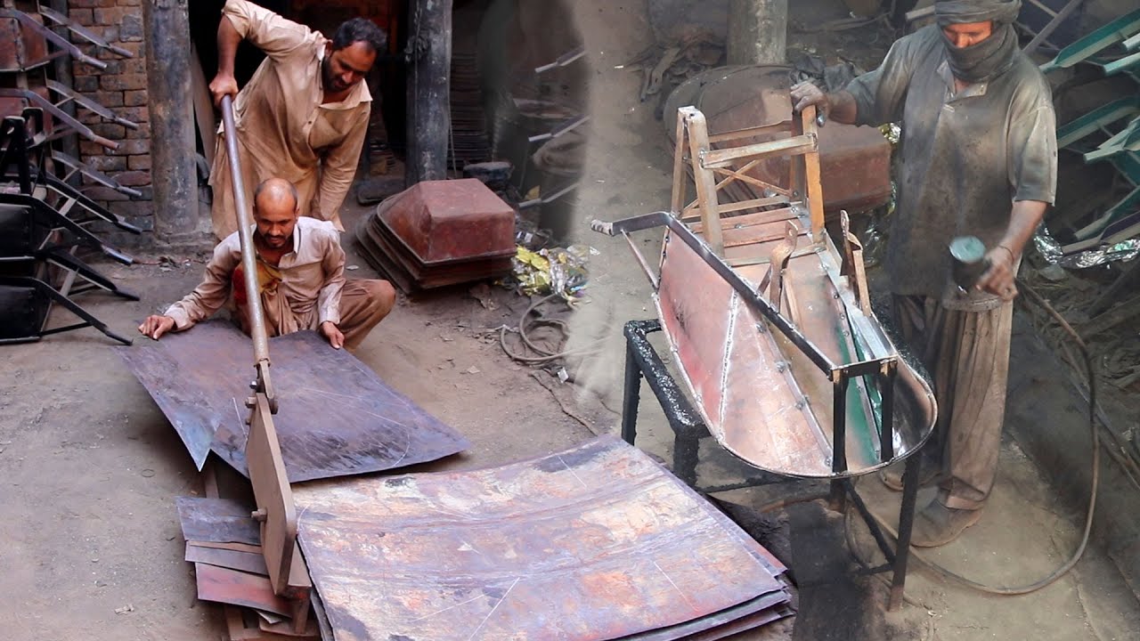 Amazing Technique Metal Recycling Convert Handmade Wheelbarrow |Trolley| Making