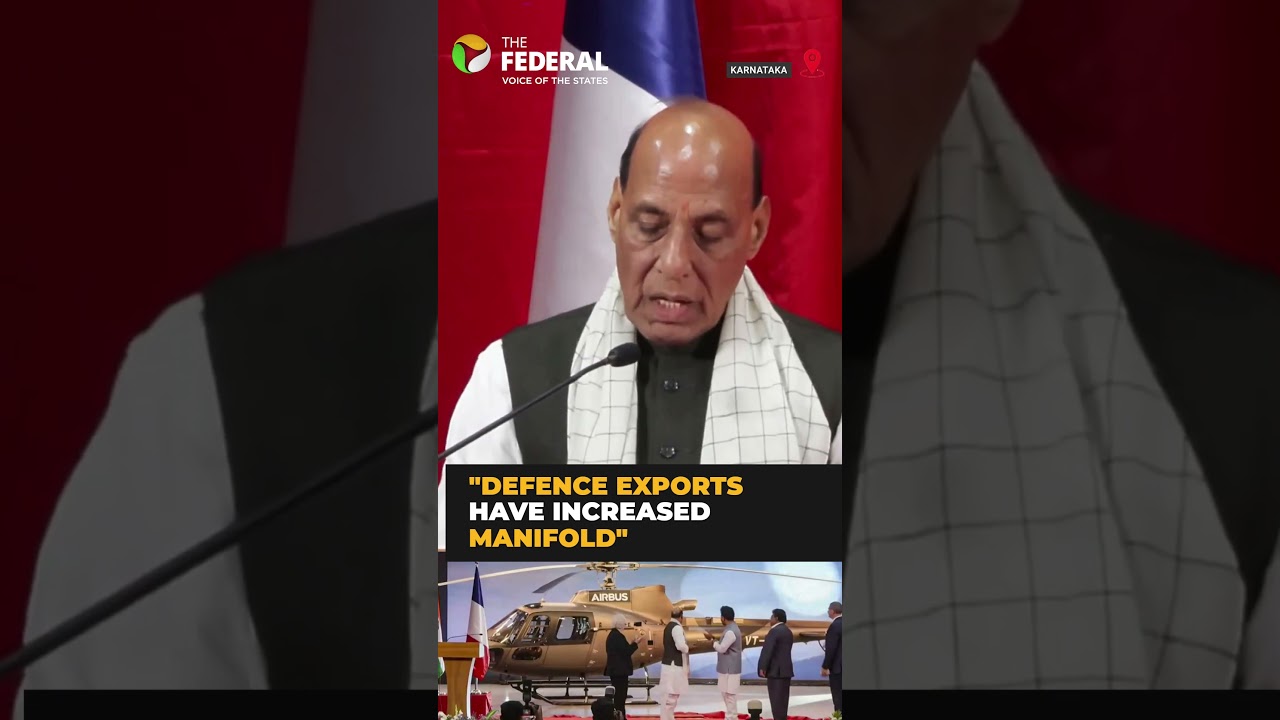 Rajnath Singh Inaugurates H-125 Line, Pushes Defence Exports