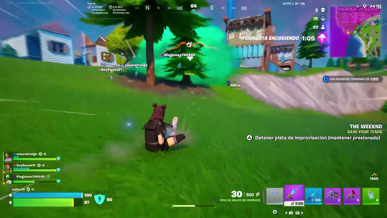 FORTNITE con cesarstrange y sweet