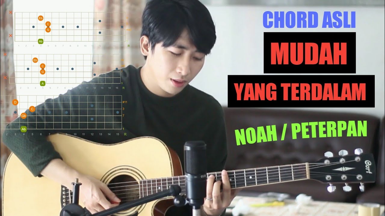 (TUTORIAL GITAR) YANG TERDALAM - NOAH  (VERSI ASLI) (ORIGINAL CHORD) MUDAH DAN GAMPANG | LENGKAP!