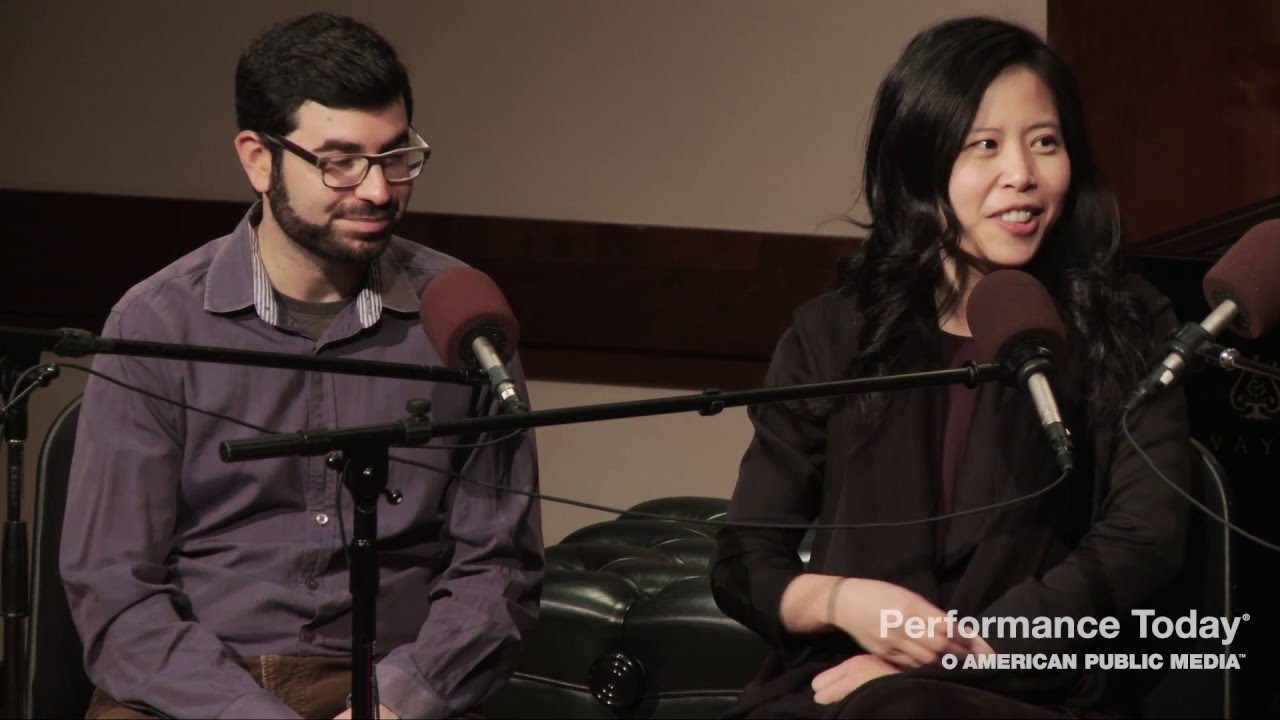 Pianists Michael Brown and Gloria Chien talk technology with Fred Child