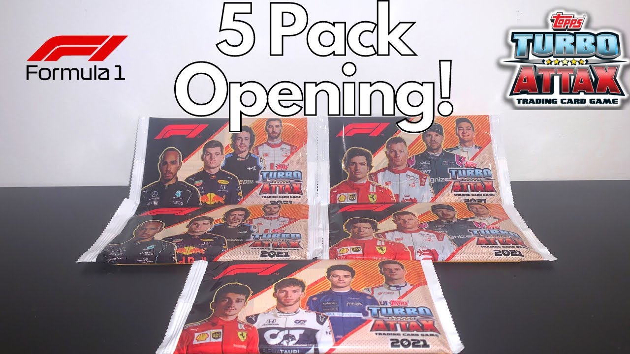 First Look! | Topps F1 Turbo Attax 2021 5 Pack Opening | Gold *World Champion* Limited Edition Pull!