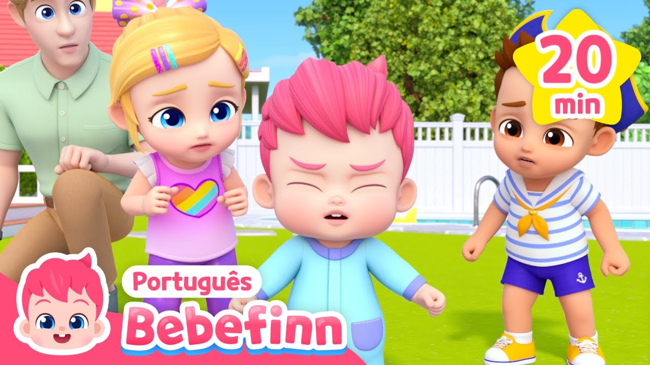 Vamos aprender a controlar a raiva😡 | Emoções para crianças | Bebefinn em Português-Canções Infantis