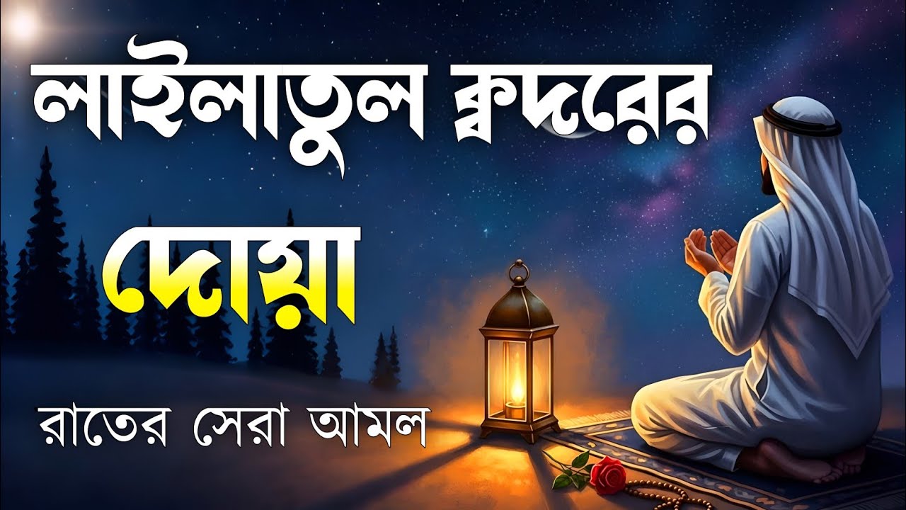 শবে কদরের দোয়া | লাইলাতুল কদরের বিশেষ দোয়া আমল ও কুরআন তিলাওয়াত | Laylatul Qadr Special Night
