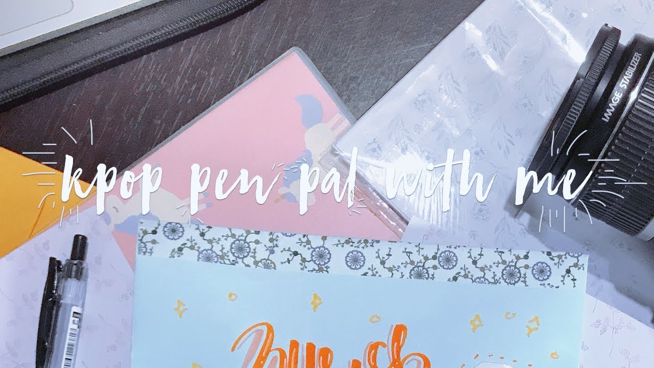 💌 (kpop) pen pal with me!