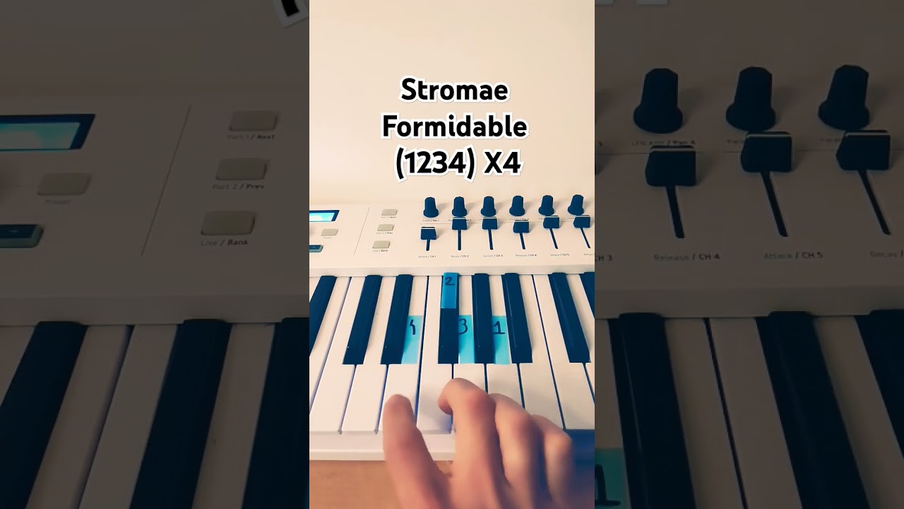 Stromae - Formidable - EASY Piano Tutorial #short #piano #pianotutorial #music #pianocover
