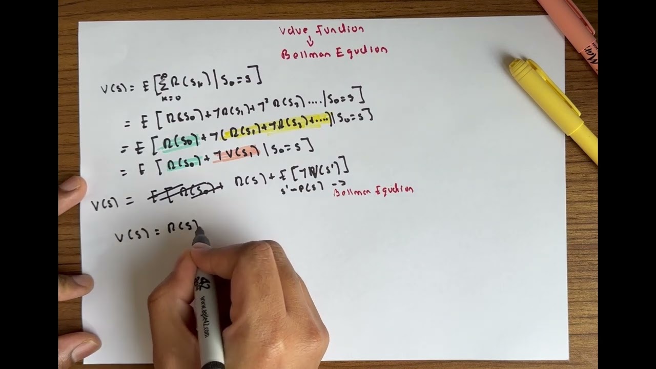 Reinforcement Learning: The Bellman Equation