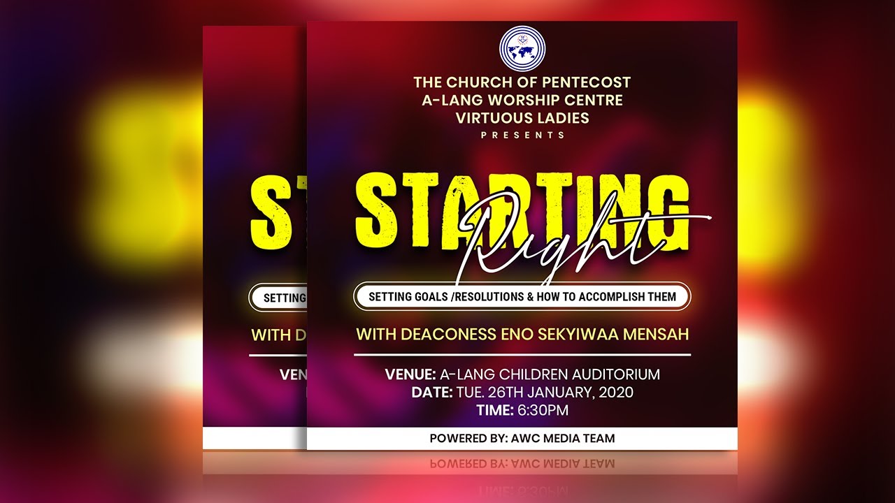 How to design CHURCH FLYER in photoshop #churchflyer